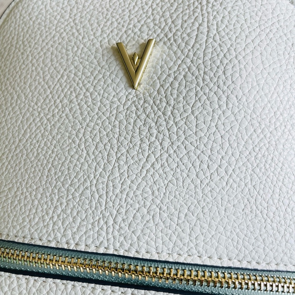 NWT Vanessa Williams Cream & Mint Backpack - Picture 12 of 14